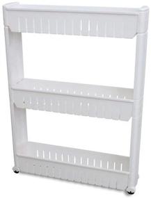 img 4 attached to 🗄️ White 3-Tier Slide Out Storage Tower from Ideaworks