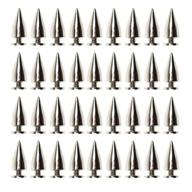 🔩 100pcs dywishkey 15mm bullet cone spike and stud metal screws for leather-craft diy logo
