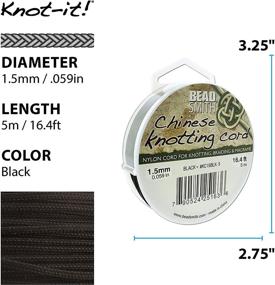 img 2 attached to Chinese Knotting Cord 1 5Mm Spool Black