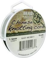 chinese knotting cord 1 5mm spool black logo