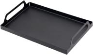 stylish and functional jpcraft metal tray organizer for bathroom and kitchen storage - black, 11.8 by 7.8-inch logo