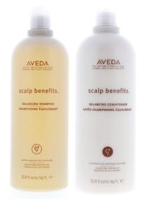 img 1 attached to Revitalize Your Scalp with Aveda Scalp Benefits Balancing Shampoo and Conditioner Duo, 67.6 Fl Oz