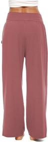 img 2 attached to 👖 ZJCT Women's Yoga Sweatpants: Stay Comfy and Stylish with Loose Casual Wide Leg Lounge Joggers Pants featuring Pockets