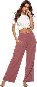 img 1 attached to 👖 ZJCT Women's Yoga Sweatpants: Stay Comfy and Stylish with Loose Casual Wide Leg Lounge Joggers Pants featuring Pockets