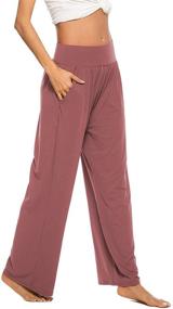 img 3 attached to 👖 ZJCT Women's Yoga Sweatpants: Stay Comfy and Stylish with Loose Casual Wide Leg Lounge Joggers Pants featuring Pockets