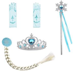 img 1 attached to 👑 Princess Gloves Costume for Toddlers - BanKids