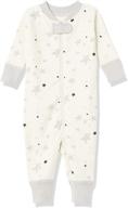 🌙 girls' one piece footless pajamas - moon and back by hanna andersson logo