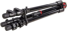 img 3 attached to 📷 Manfrotto 755XB MDEVE Aluminum Tripod Review: Built-in 50mm Ball Leveler, Black