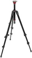 📷 manfrotto 755xb mdeve aluminum tripod review: built-in 50mm ball leveler, black logo