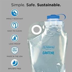 img 3 attached to Nalgene 96 Ounce Mouth Canteen Bottle