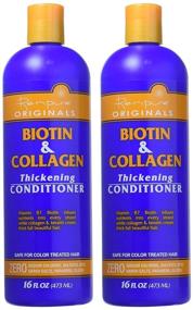 img 1 attached to Набор шампуня и кондиционера Renpure Biotin & Collagen для утолщения волос, по 16 унций (примерно 473 миллилитра) каждый.