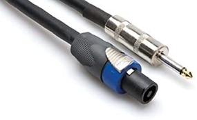 img 4 attached to 🔊 Hosa SKT-420Q REAN 20ft Loudspeaker to 1/4" TS Pro Speaker Cable: High-Quality Audio Transmission