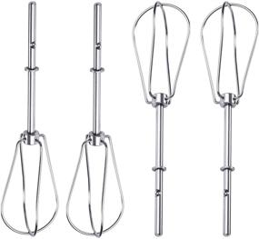 img 4 attached to 🔧 Top-Notch UPGRADED W10490648 Stainless Steel Hand Mixer Turbo Beater by Blue Stars – Perfectly Compatible with KitchenAid & Whirlpool Mixers - Pack of 4