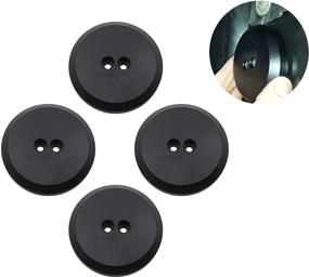 img 3 attached to iFJF адаптер для домкрата Jack Pad Billet/Floor Jack Billet: идеально подходит для моделей C7, C6 и C5 корветов и большинства моделей Porsche - анодированный черный алюминий (4 штуки)