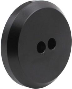 img 2 attached to iFJF адаптер для домкрата Jack Pad Billet/Floor Jack Billet: идеально подходит для моделей C7, C6 и C5 корветов и большинства моделей Porsche - анодированный черный алюминий (4 штуки)