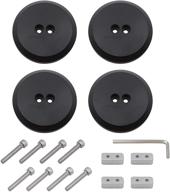 ifjf адаптер для домкрата jack pad billet/floor jack billet: идеально подходит для моделей c7, c6 и c5 корветов и большинства моделей porsche - анодированный черный алюминий (4 штуки) логотип