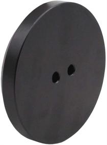 img 1 attached to iFJF адаптер для домкрата Jack Pad Billet/Floor Jack Billet: идеально подходит для моделей C7, C6 и C5 корветов и большинства моделей Porsche - анодированный черный алюминий (4 штуки)