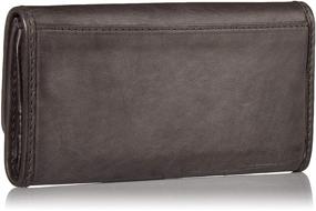 img 3 attached to Melissa Continental Snap Wallet Cognac Women's Handbags & Wallets