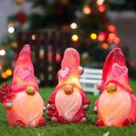 pink themed handmade carved gnome candles: silverstro fake candles with remote - perfect for lover's christmas party and wedding décor! логотип