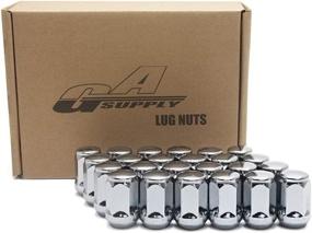 img 4 attached to 🔩 GA Supply 14x1.5 Chrome Lug Nuts, Closed End Bulge Acorn | 3/4" Hex | 1.38" Tall | Conical Seat | 24 Pack