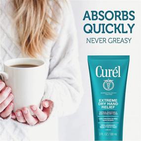 img 2 attached to 👐 Curel Extreme Dry Hand Dryness Relief: Travel Size Hand Cream for Long-Lasting Relief with Eucalyptus Extract, 3oz