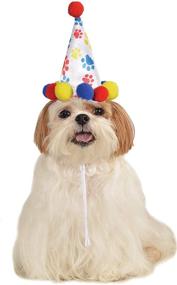 img 4 attached to 🎉 Ruby's Pet Boy Paw Print Birthday Hat for Dogs