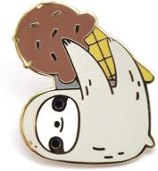 🍦 ice cream sloth enamel pin by noristudio logo