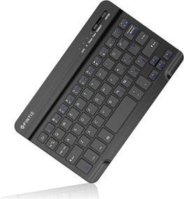 img 4 attached to 💻 Fintie Ultrathin Wireless Bluetooth Keyboard for Android Tablet Samsung Galaxy Tab E/Tab A/Tab S, ASUS, Lenovo & More Android Devices - 7-Inch & Only 4mm Thin!