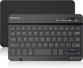 img 3 attached to 💻 Fintie Ultrathin Wireless Bluetooth Keyboard for Android Tablet Samsung Galaxy Tab E/Tab A/Tab S, ASUS, Lenovo & More Android Devices - 7-Inch & Only 4mm Thin!