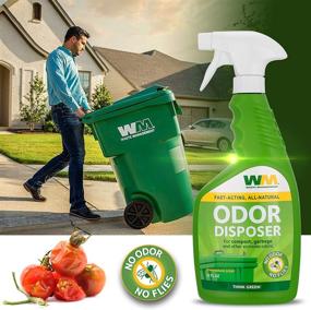 img 2 attached to 🌿 All-Natural Bio-Degradable Spray, 22 oz - Odor Disposer for Waste Management