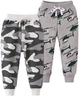 🦖 dino-themed azalquat toddler jogging sweatpants: stylish boys' clothing for active kids logo