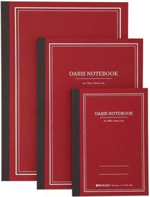 img 2 attached to ProFolio by Itoya Oasis Notebook - Medium A5, Brick Red: Elevate Your Note-taking Experience