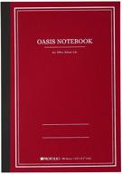 profolio by itoya oasis notebook - medium a5, brick red: elevate your note-taking experience logo