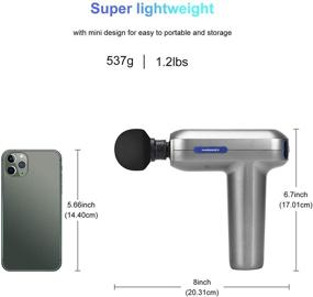 img 1 attached to 💆 TiNGiLL Massage Gun: Deep Tissue Muscle Massager for Athletes - Relieve Pain, Soreness, and Stiffness Quietly and Cordlessly
