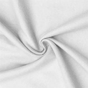 img 3 attached to 🛏️ TL Care White 100% Cotton Flannel Fitted Crib Sheet - Unisex Design for Boys and Girls