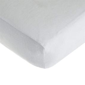 img 4 attached to 🛏️ TL Care White 100% Cotton Flannel Fitted Crib Sheet - Unisex Design for Boys and Girls