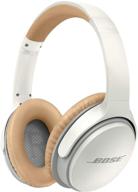 white bose soundlink ii wireless headphones - around-ear logo