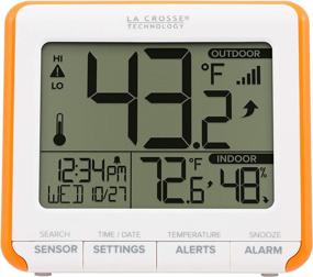 img 4 attached to 🌡️ La Crosse Technology 308-179OR: Wireless Temperature Humidity Station with Trends & Alerts in Orange/White