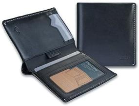 img 4 attached to IKEPOD Leather Bifold Wallet - Men's Billfold Accessories for Wallets, Card Cases & Money Organizers