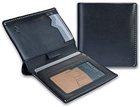 img 2 attached to IKEPOD Leather Bifold Wallet - Men's Billfold Accessories for Wallets, Card Cases & Money Organizers