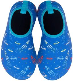 img 3 attached to 👧 IceUnicorn Dolphin Girls' Toddler Water Shoes for Pool Activities