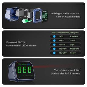 img 2 attached to 🌍 Enhanced SmartCoolous Quality Detector Pollution 2600MAh: Accurate and Efficient Pollution Monitoring Solution