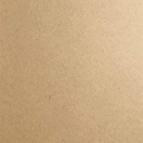 img 4 attached to 12 x 12 inch Premium 100 LB. Heavyweight Cover Paper Bag Kraft Cardstock - 100% Recycled - 25 Sheets from Cardstock Warehouse