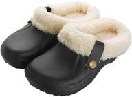 ultimate winter slippers: non slip garden outdoor men's shoes, mules & clogs for optimal traction logo