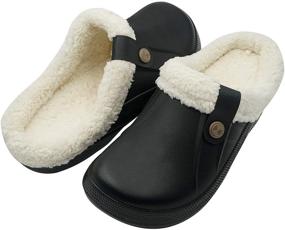 img 3 attached to Ultimate Winter Slippers: Non Slip Garden Outdoor Men's Shoes, Mules & Clogs for Optimal Traction