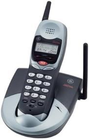 img 2 attached to 📞 Enhanced GE 27938GE6 2.4 GHz Analog Cordless Phone with Caller ID - Black