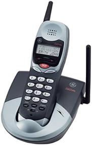 img 1 attached to 📞 Enhanced GE 27938GE6 2.4 GHz Analog Cordless Phone with Caller ID - Black