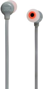 img 1 attached to JBL T110BT Wireless In-Ear Headphones Three-Button Remote Microphone (Gray)