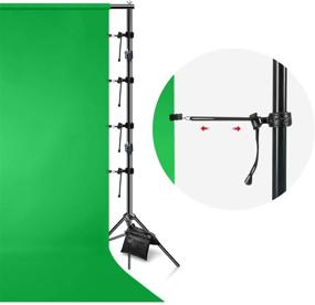 img 3 attached to Julius Studio 10 x 12 ft. Green Screen Chromakey Backdrop: Ideal Studio Fabric Background for Movies, Photography, and Live Streaming - JSAG474