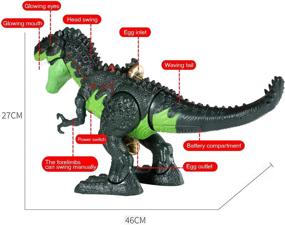 img 3 attached to Generetic Electronic Dinosaur Realistic Tyrannosaurus Kids' Electronics